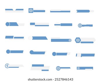 Breaking News Banner Collection Element 
