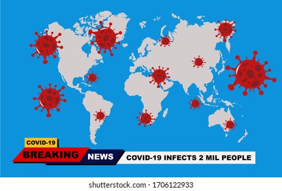 Breaking News - Covid-19 Coronavirus World Emergency