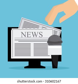 breaking news design, vector illustration eps10 graphic 