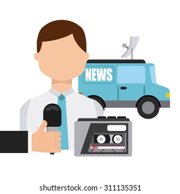 breaking news design, vector illustration eps10 graphic 