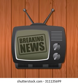 breaking news design, vector illustration eps10 graphic 