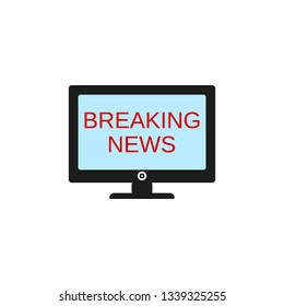 Breaking News icon. Breaking News symbol design. Stock - Vector illustration can be used for web