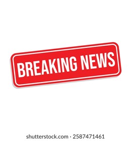 breaking news icon with white background