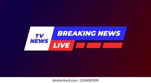 Breaking news illustration. Vector breaking news.