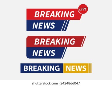 	
Conjunto de etiquetas de noticias de última hora. Última hora en directo
