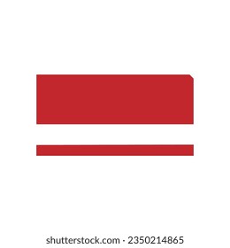 Breaking news label vector element