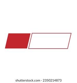 Breaking news label vector element