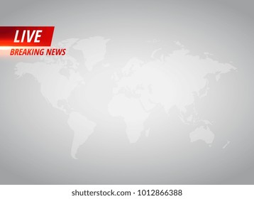 breaking news live broadcasting template design for channels