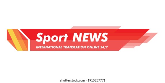 Breaking News. Untere dritte TV-Nachrichtenleiste Vektorgrafik. Streaming Live-Nachrichtenschild. Bannervorlage für die Ausstrahlung von Fernsehvideos