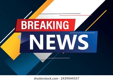 breaking news poster banner graphic design icon logo sign symbol social media website coupon


