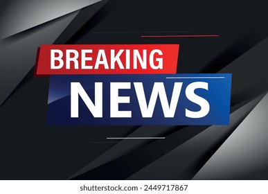 breaking news poster banner graphic design icon logo sign symbol social media website coupon

