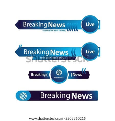 Breaking News Tag free vector and shapes