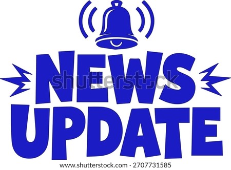 Breaking News Update Alert Graphic