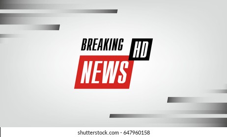 Breaking News, Vector Background. Vector Icon