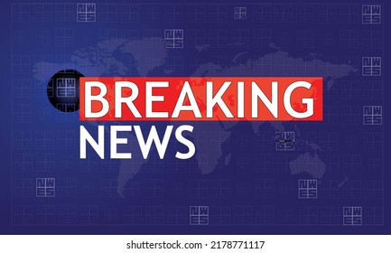 Breaking news vector background  typography Breaking news