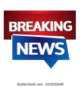 Breaking News  Vector Icon Illustration