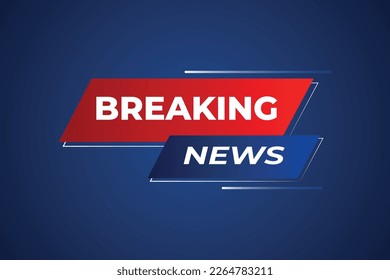 Breaking news vector for illustration