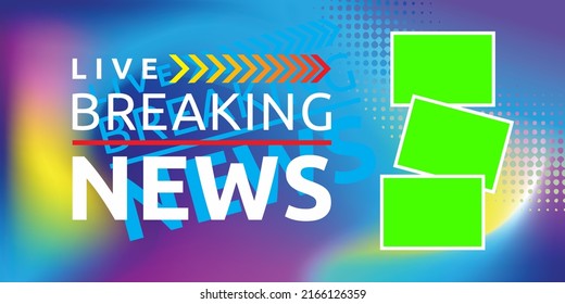 breaking news vector illustration design, for flyer banners and others