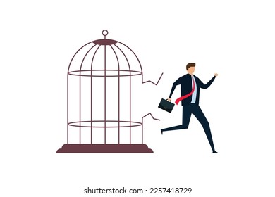 Breaking out of his usual comfort zone, the ambitious entrepreneur bent the iron rod and escaped the birdcage trap