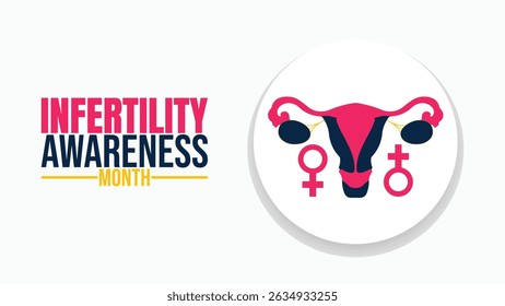 Breaking the Silence, National Infertility Awareness Month design templet