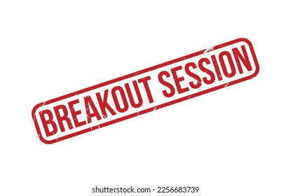 Breakout session Rubber Stamp Seal Vector