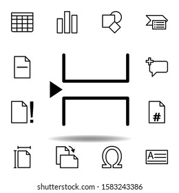 breaks page icon.  