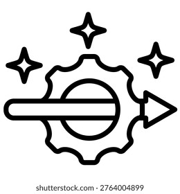 Breakthrough Icon Element For Design