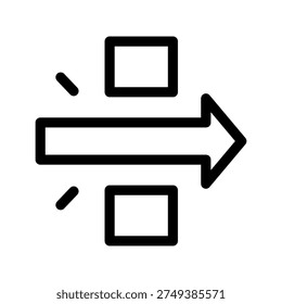 Breakthrough Icon Vector Symbol Design Illustration