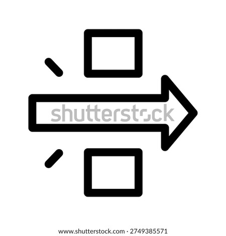 Breakthrough Icon Vector Symbol Design Illustration
