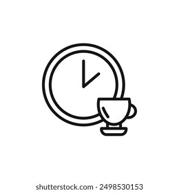 Breaktime icon isolated on white background