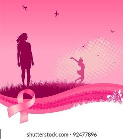 Breast Cancer Awareness Background