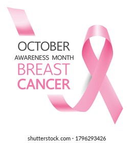 Breast Cancer Awareness banners and ribbons,Breast cancer awareness for new social media template 