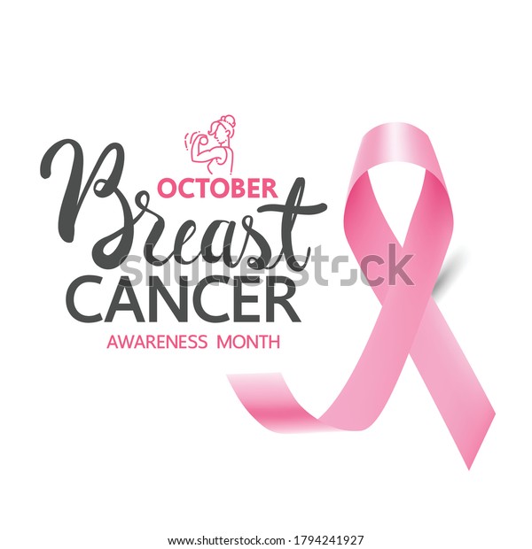 Breast Cancer Awareness Banners Ribbonsbreast Cancer Stock Vector ...