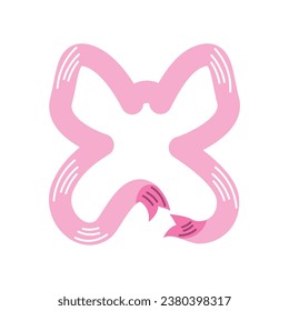 breast cancer awareness butterfly illustration