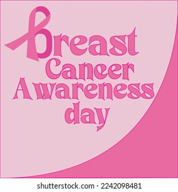 Breast cancer awareness day social  media post