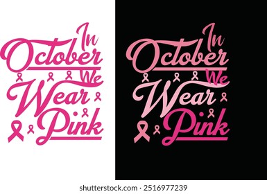 Breast Cancer Awareness Design for t-shirt, cards, frame artwork, bags, mugs, stickers, banner, poster and other uses. Fight Breast Cancer design fully editable vector graphic and print ready file.
