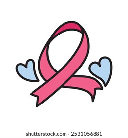 Breast Cancer Awareness Doodle Vector - 02