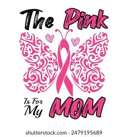 Breast Cancer Awareness Female Mother Wife Woman t-shirt Design