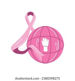 breast cancer awareness international illustration