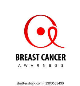 Breast Cancer Awareness Logo Template