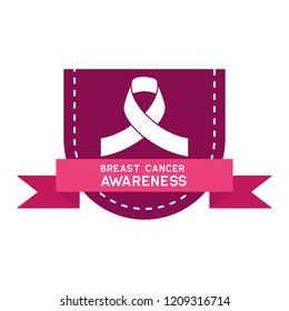 breast cancer awareness for men and women. vector illustration