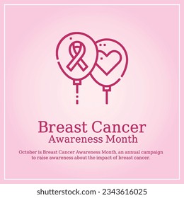 breast cancer awareness month banner