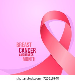 Breast cancer awareness month banner