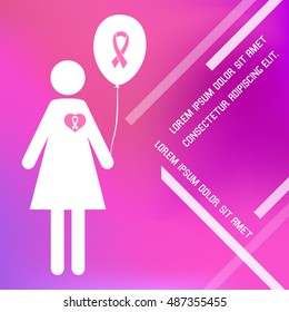 Breast Cancer Awareness Month. Banners, Flyers, Placards and Posters.