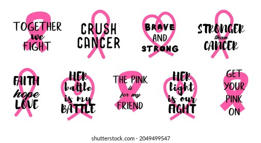 Breast Cancer awareness month. Breast Cancer awareness day. Pink ribbon symbol, symbol. Breast cancer October awareness month campaign poster: ribbon sign