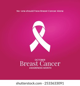 Breast Cancer Awareness Month. Breast Cancer Awareness day. Breast Cancer Awareness Month 2024, Creative banner, poster, social media post, background, template, postcard vector