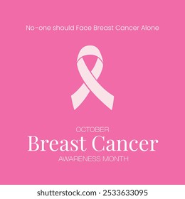 Breast Cancer Awareness Month. Breast Cancer Awareness day. Breast Cancer Awareness Month 2024, Creative banner, poster, social media post, background, template, postcard vector