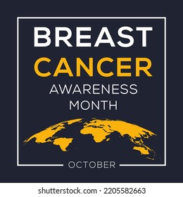 Breast Cancer Awareness Month, held on October.