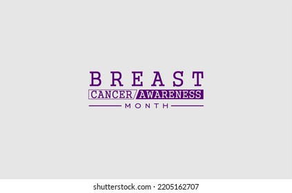 Breast Cancer Awareness Month. Holiday concept. Template for background, banner, card, poster, t-shirt with text inscription