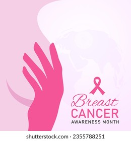 Breast Cancer Awareness Month illustration